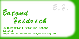 botond heidrich business card